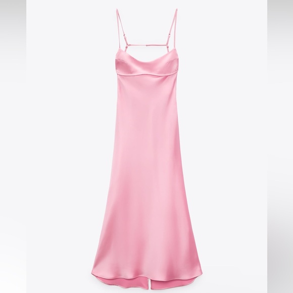 Zara pink slip dress - Picture 14 of 17